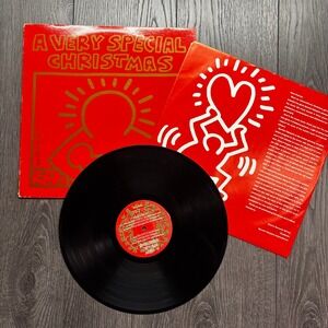 A Very Special Christmas Vinyl LP 1987 Keith Haring Cover Madonna Run-DMC SP3911